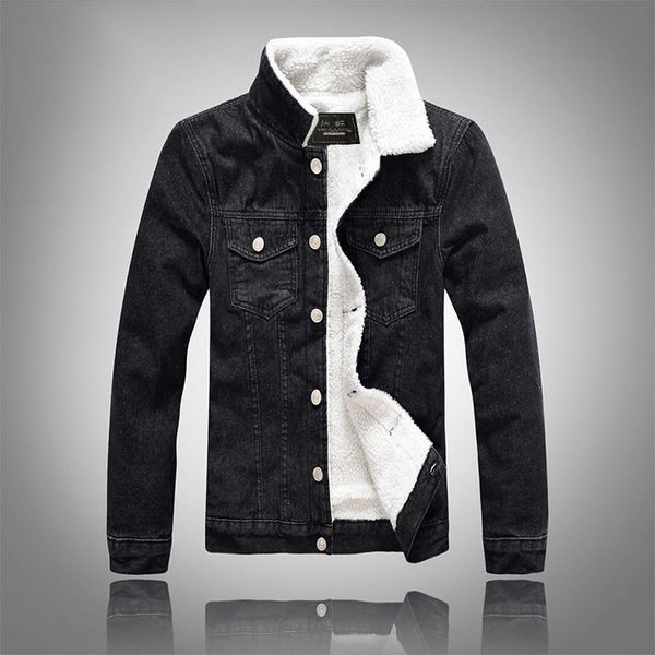 men black winter jean jackets outerwear warm denim coats new men large size liner thicker winter denim jackets size, Black;brown
men black winter jean jackets outerwear warm denim coats new men large size liner thicker winter denim jackets size, Black;brown