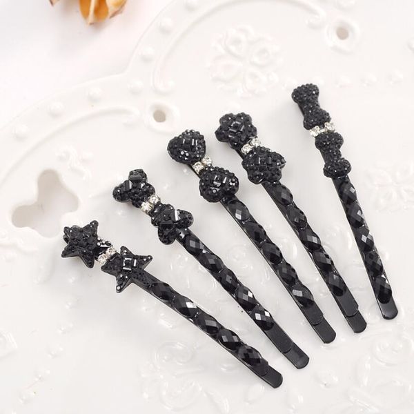 epecket dhl black crystal hairpin headdress bow edge clip rhinestone hairpin dafj191 jewelry hair clips & barrettes, Golden;silver
epecket dhl black crystal hairpin headdress bow edge clip rhinestone hairpin dafj191 jewelry hair clips & barrettes, Golden;silver