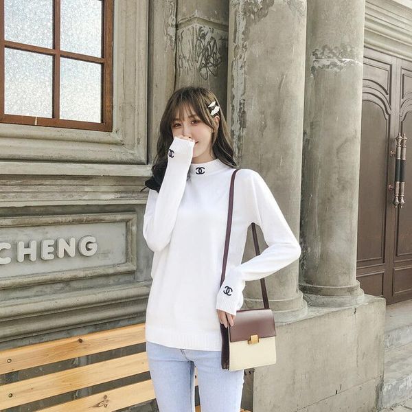 autumn winter new fashion sweater personality women's knitwear languid style hoodie women sweater base shirt, White;black
autumn winter new fashion sweater personality women's knitwear languid style hoodie women sweater base shirt, White;black