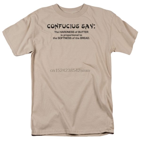 confucius say hardness of butter softness of bread t-shirt all sizes
confucius say hardness of butter softness of bread t-shirt all sizes