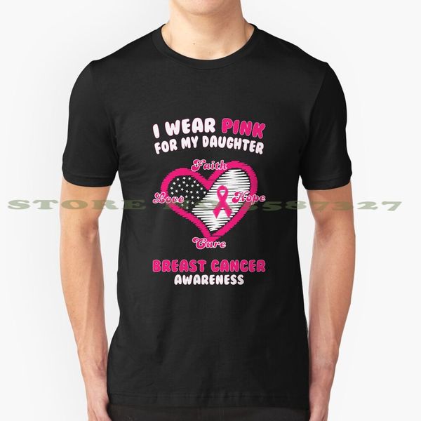 i wear pink for my daughter - breast cancer awareness gift idea for mom & dad black white tshirt for men women 
i wear pink for my daughter - breast cancer awareness gift idea for mom & dad black white tshirt for men women
