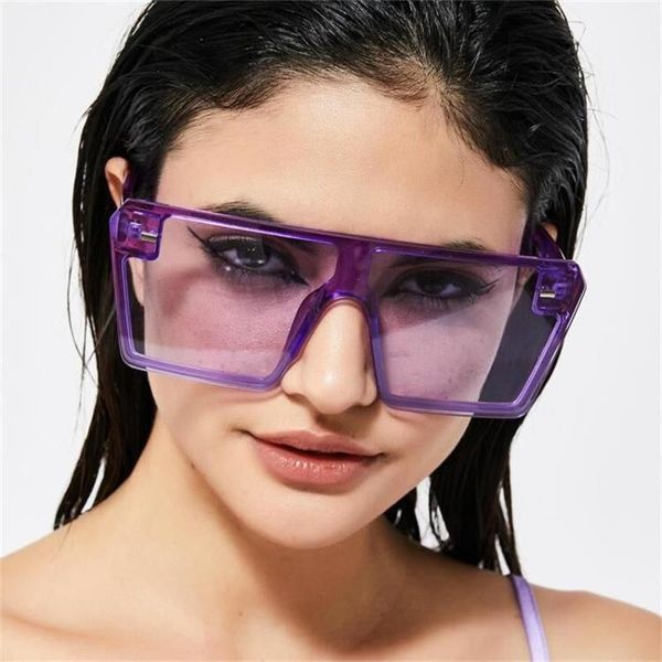 crystal purple square oversized sunglasses women fashion designer plastic frame glasses summer shades colorful sunglasses, White;black
crystal purple square oversized sunglasses women fashion designer plastic frame glasses summer shades colorful sunglasses, White;black