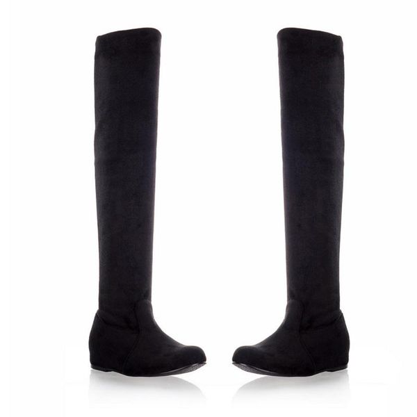 женщины boots зима осень мода flat bottom ботинки ботинки над коленом high leg замша длинной марка конструктора, Black
женщины boots зима осень мода flat bottom ботинки ботинки над коленом high leg замша длинной марка конструктора, Black
