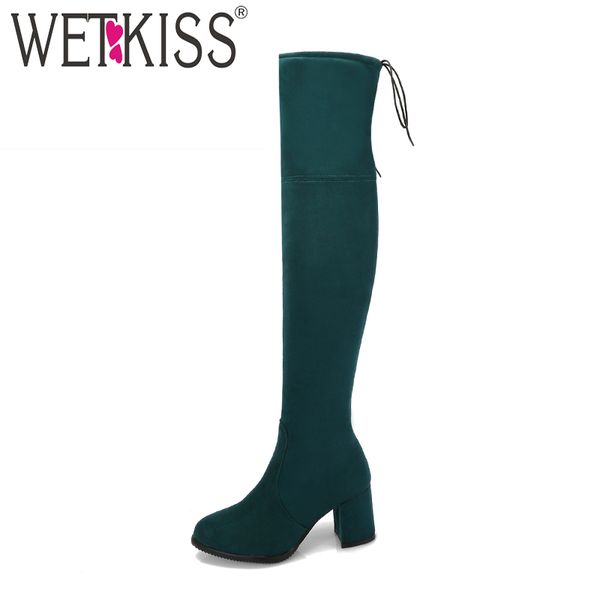 boots wetkiss winter high heels women round toe footwear over the knee female boot stretch shoes 2021 plus size 32-48, Black
boots wetkiss winter high heels women round toe footwear over the knee female boot stretch shoes 2021 plus size 32-48, Black