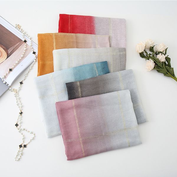 in 2020 the new ms polyester thin hair fringed scarf joker two-color gold thread long towel vs220 fashion, Blue;gray
in 2020 the new ms polyester thin hair fringed scarf joker two-color gold thread long towel vs220 fashion, Blue;gray