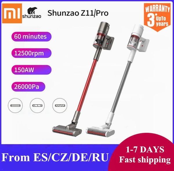 shunzao z11 pro handheld cordless vacuum cleaner 26000pa 150aw suction hair cutting
shunzao z11 pro handheld cordless vacuum cleaner 26000pa 150aw suction hair cutting