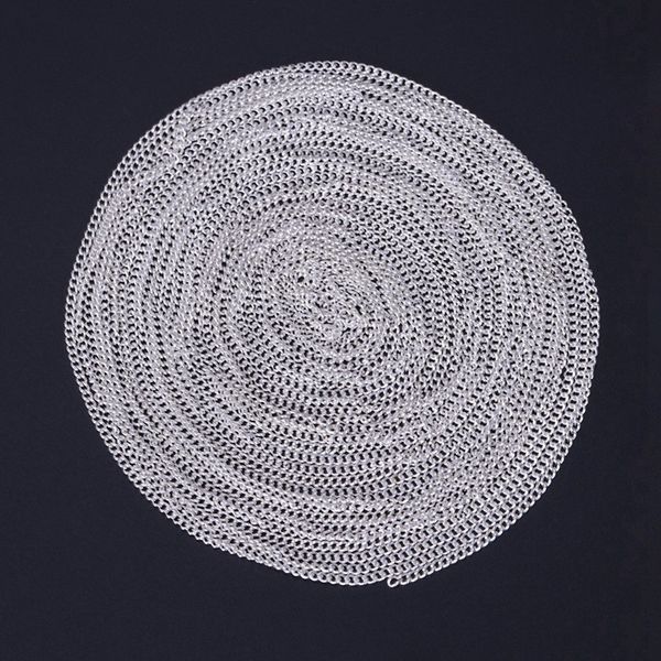 10m plate chain for jewelry creation 3 x 2 mm (10m) women jewelry accessories for sliver color women's chain fashion, Golden;silver
10m plate chain for jewelry creation 3 x 2 mm (10m) women jewelry accessories for sliver color women's chain fashion, Golden;silver