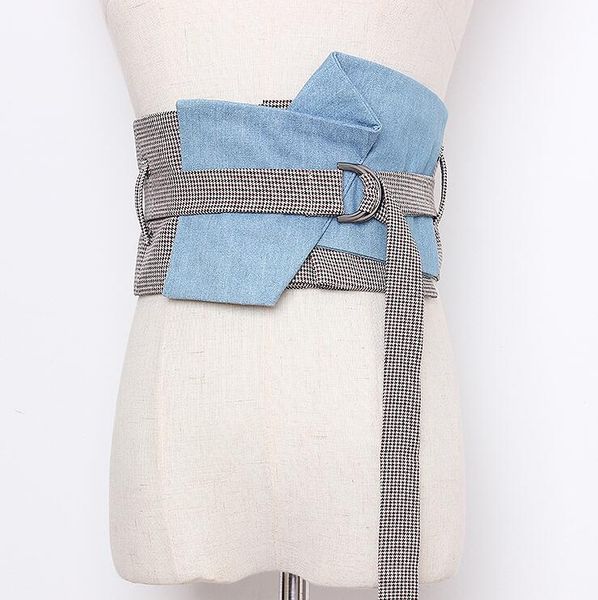 women's runway fashion contrast color plaid cummerbunds female vintage dress corsets waistband belts decoration wide belt 2182, Black;brown
women's runway fashion contrast color plaid cummerbunds female vintage dress corsets waistband belts decoration wide belt 2182, Black;brown