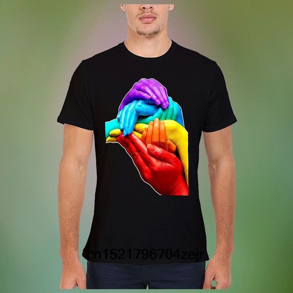 men t shirt lgtb colours humans hands novelty humor graphic funny t-shirt novelty tshirt women
men t shirt lgtb colours humans hands novelty humor graphic funny t-shirt novelty tshirt women