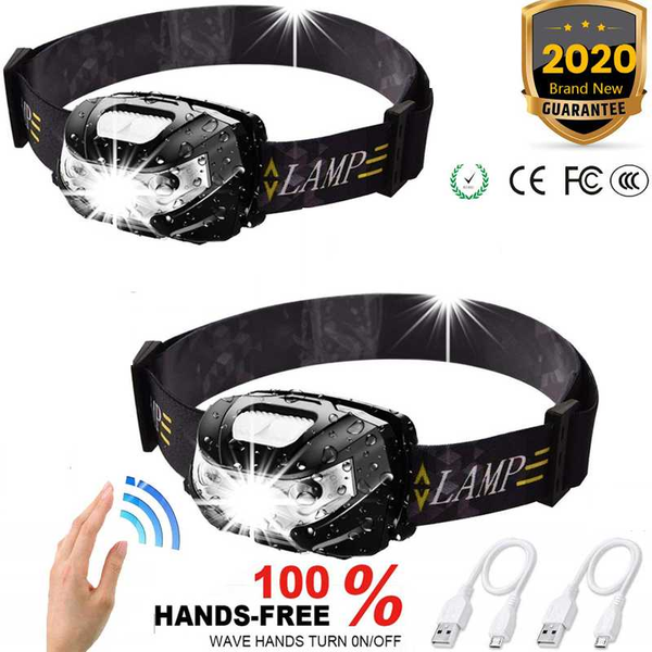 headlamps 7000lm 2pcs protable headlamp motion sensor rechargeable headlight with usb cable waterproof 5 modes suitable for running camp
headlamps 7000lm 2pcs protable headlamp motion sensor rechargeable headlight with usb cable waterproof 5 modes suitable for running camp