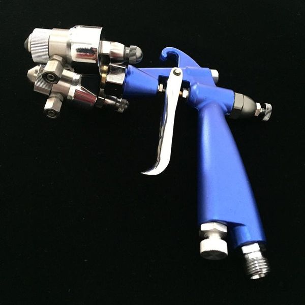 sat1201 air paint spray gun car painting sprayer pressure pneumatic double nozzle spray paint gun chrome for metal
sat1201 air paint spray gun car painting sprayer pressure pneumatic double nozzle spray paint gun chrome for metal