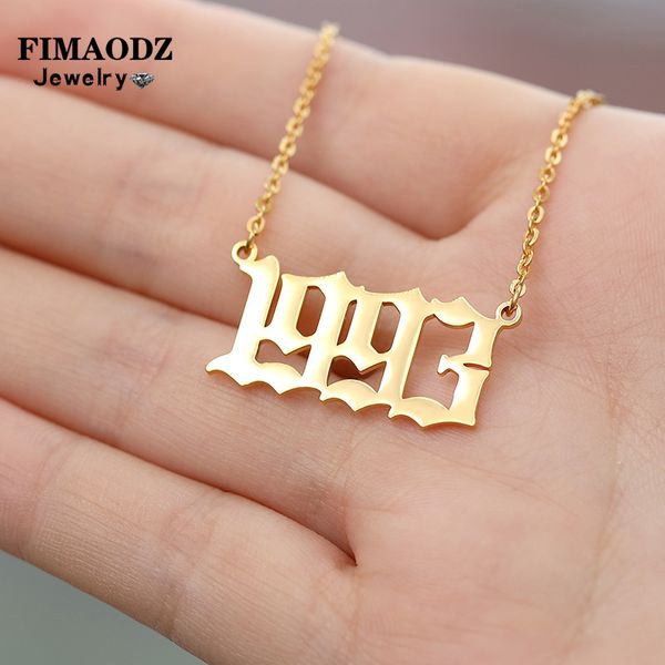 fimaodz stainless steel birth year necklaces for women men personalize special date year number pendant chain birthday gift 2020, Silver
fimaodz stainless steel birth year necklaces for women men personalize special date year number pendant chain birthday gift 2020, Silver