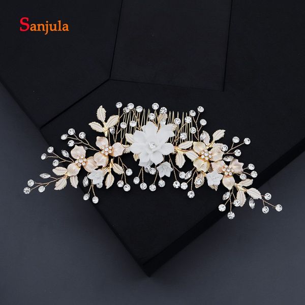 hair clips & barrettes brilliant jewelry for women handmade flowers gold metal beaded wedding headwear with comb barette a cheveux femme h42, Golden;silver
hair clips & barrettes brilliant jewelry for women handmade flowers gold metal beaded wedding headwear with comb barette a cheveux femme h42, Golden;silver