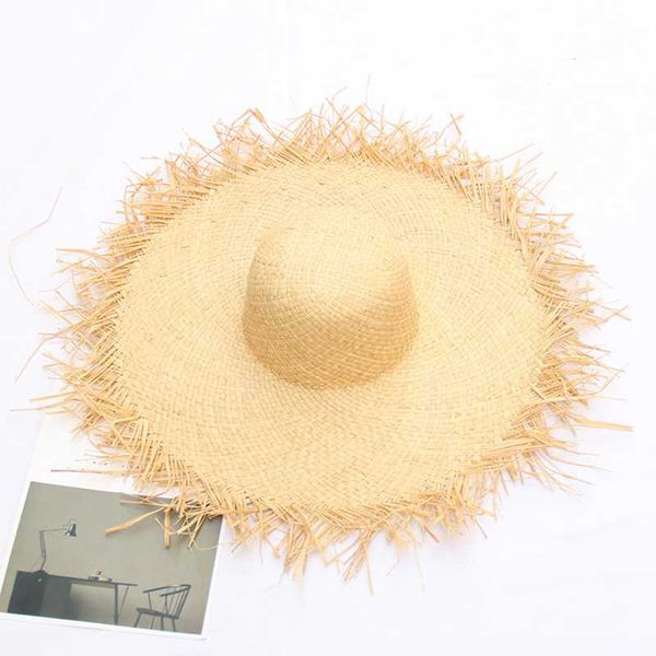 wide brim hats myzoper 2021 fashion tassel solid color straw hat casual tide summer beach women's cap, Blue;gray
wide brim hats myzoper 2021 fashion tassel solid color straw hat casual tide summer beach women's cap, Blue;gray