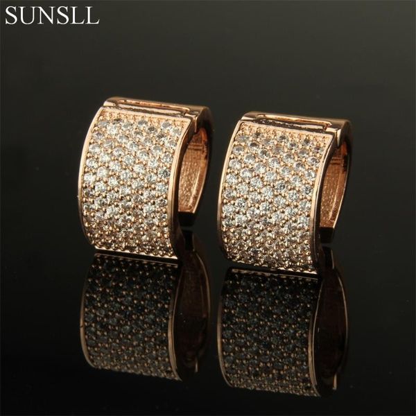 sunsll rose gold/silver color copper white cubic zirconia trendy hoop earrings women's fashion party jewelry cz brincos, Golden;silver
sunsll rose gold/silver color copper white cubic zirconia trendy hoop earrings women's fashion party jewelry cz brincos, Golden;silver