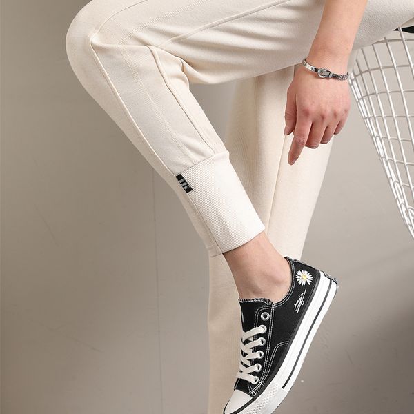 women's jogging pants new knitted cropped foot sports harem pants korean style loose feet high waist women's casual pants, Black;white
women's jogging pants new knitted cropped foot sports harem pants korean style loose feet high waist women's casual pants, Black;white