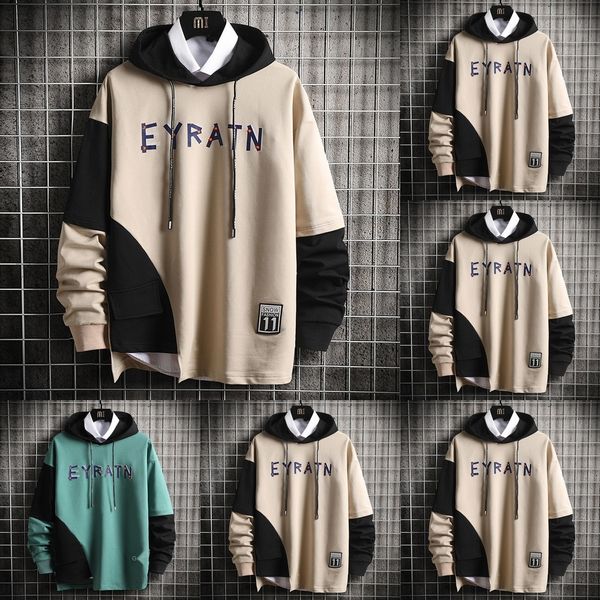 men's sweater 2020 autumn new korean style trendy pullover pullovercoat pulloverpullover hooded casual all-match loose long sleeve coat, Black
men's sweater 2020 autumn new korean style trendy pullover pullovercoat pulloverpullover hooded casual all-match loose long sleeve coat, Black