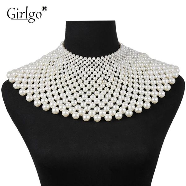 girlgo 2020 fashion simulated pearl necklaces for women charm full beads statement necklace valentine gifts luxury party jewelry, Silver
girlgo 2020 fashion simulated pearl necklaces for women charm full beads statement necklace valentine gifts luxury party jewelry, Silver