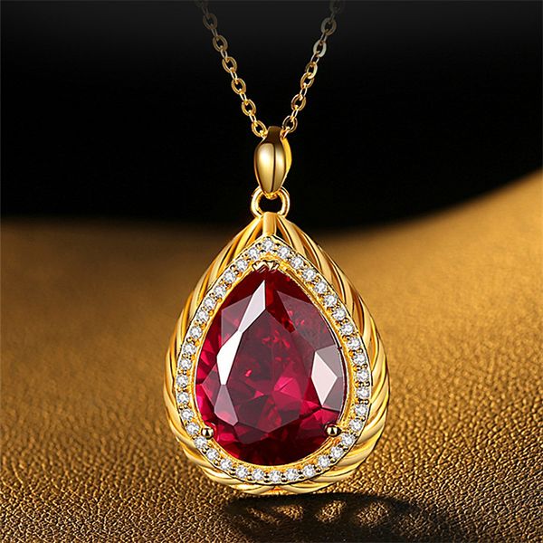 pendant necklaces luxury gold plated red crystal necklace princess bridal wedding banquet jewelry mom grandmother anniversary gifts, Silver
pendant necklaces luxury gold plated red crystal necklace princess bridal wedding banquet jewelry mom grandmother anniversary gifts, Silver