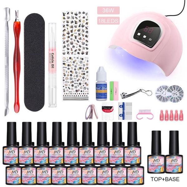 8ml nail get set uv led lamp dryer nail file buffer with colorful soak off art gel cutter stickers diy manicures
8ml nail get set uv led lamp dryer nail file buffer with colorful soak off art gel cutter stickers diy manicures