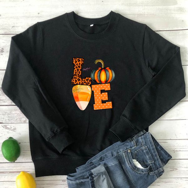 love pumpkin halloween colored print sweatshirt autumn party sweatshirts cute women graphic holiday pullovers, Black
love pumpkin halloween colored print sweatshirt autumn party sweatshirts cute women graphic holiday pullovers, Black