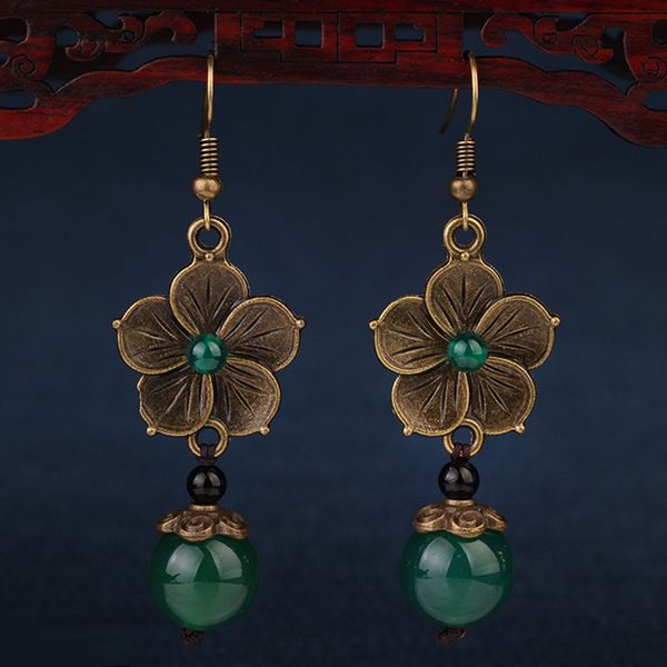 new mywiny own design metal flowers vintage ethnic green earrings for women 18 design, Silver
new mywiny own design metal flowers vintage ethnic green earrings for women 18 design, Silver