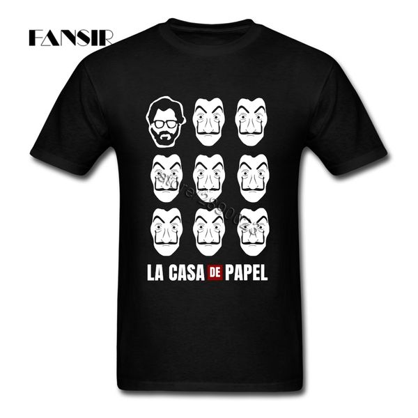 la casa de papel money heist tshirt hip hop men's t-shirt short sleeve 100% cotton o-neck t shirt for boy
la casa de papel money heist tshirt hip hop men's t-shirt short sleeve 100% cotton o-neck t shirt for boy