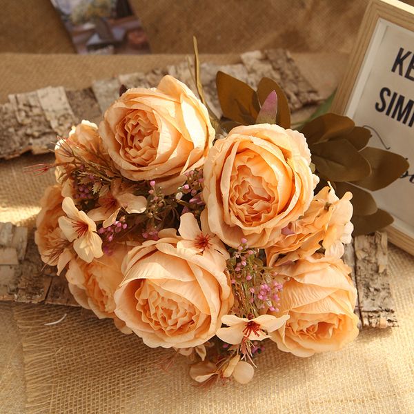 1 bunch plastic fake flowers home wedding decoration table centerpieces party vintage peony bouquet artificial silk flowers diy
1 bunch plastic fake flowers home wedding decoration table centerpieces party vintage peony bouquet artificial silk flowers diy