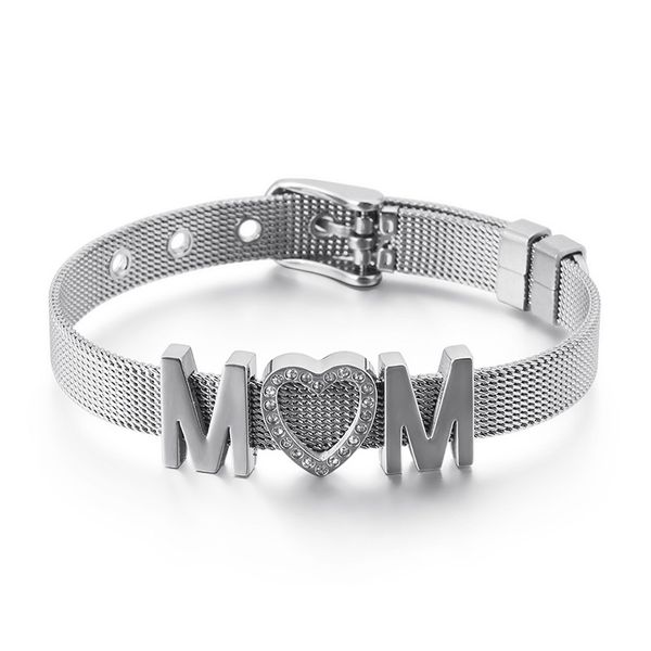 fashion women mother mesh wire bracelets color gold stainless steel crystal heart mama watch band belt buckle bracelets jewelry, Golden;silver
fashion women mother mesh wire bracelets color gold stainless steel crystal heart mama watch band belt buckle bracelets jewelry, Golden;silver