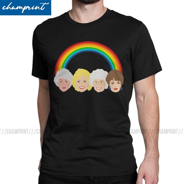 men t-shirt the golden girls lgbt pride design vintage cotton tees short sleeve 80s friend tv t shirt round neck plus size
men t-shirt the golden girls lgbt pride design vintage cotton tees short sleeve 80s friend tv t shirt round neck plus size
