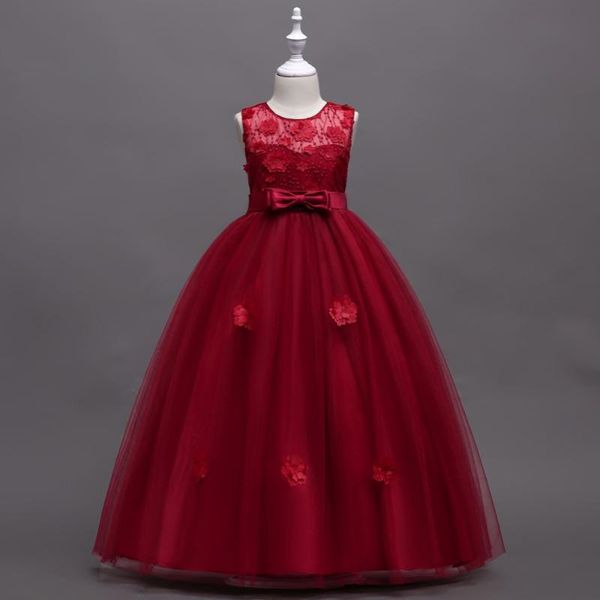 teenagers lace performance princess girls dress wedding long flower dress girl costume birthday graduation party dresses wg591, Red;yellow
teenagers lace performance princess girls dress wedding long flower dress girl costume birthday graduation party dresses wg591, Red;yellow