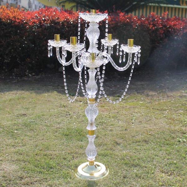 35.4 inches tall acrylic 5 arms candelabra with crystal pendants wedding decoration home decor event table centerpiece
35.4 inches tall acrylic 5 arms candelabra with crystal pendants wedding decoration home decor event table centerpiece