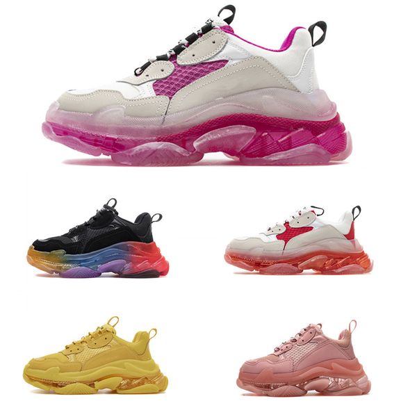 36 color platform triple s blue shoes new version clear sole triple designer sneakers triple vintage chaussette ladies shoes men price, Black
36 color platform triple s blue shoes new version clear sole triple designer sneakers triple vintage chaussette ladies shoes men price, Black