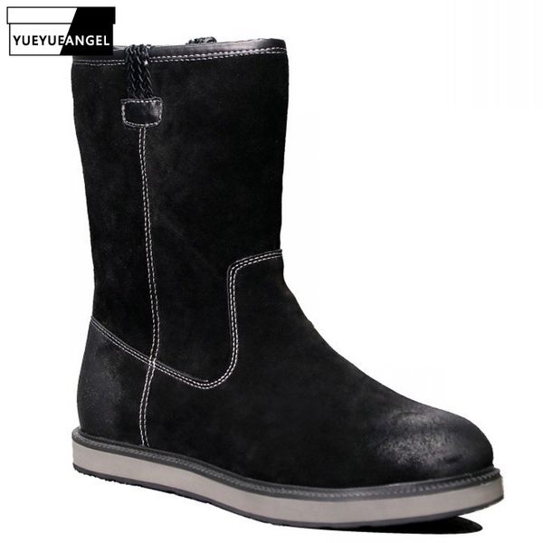 men winter slip-on ankle boots casual flat shoes vintage short plush warm snow boots high-black sneakers male
men winter slip-on ankle boots casual flat shoes vintage short plush warm snow boots high-black sneakers male