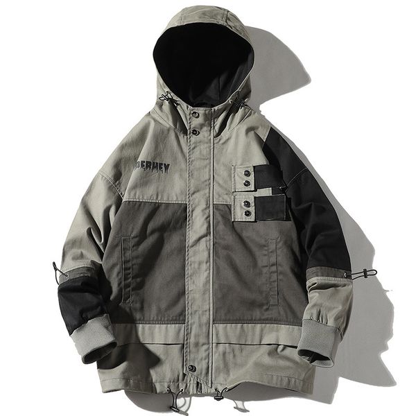mens coats and jackets autumn and winter men hooded jacket tooling loose cotton multi-color coat, Black;brown
mens coats and jackets autumn and winter men hooded jacket tooling loose cotton multi-color coat, Black;brown