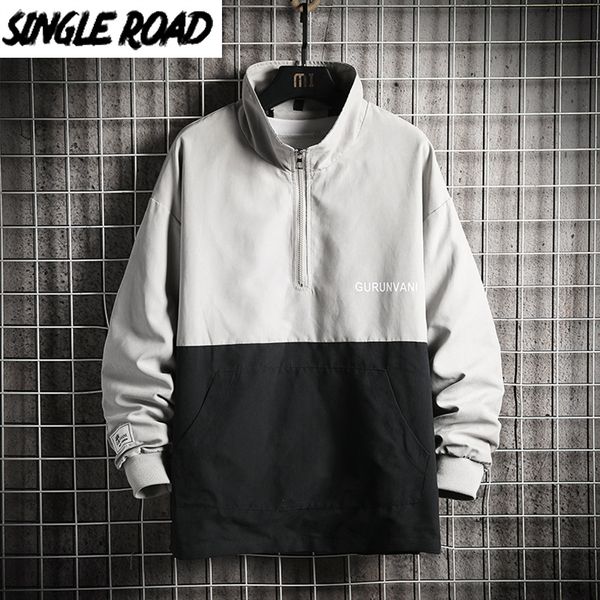 singleroad mens jacket men 2020 autumn patchwork windbreakers korean hip hop japanese streetwear harajuku grey jackets for men, Black;brown
singleroad mens jacket men 2020 autumn patchwork windbreakers korean hip hop japanese streetwear harajuku grey jackets for men, Black;brown