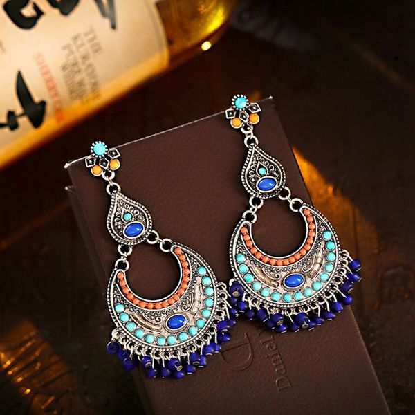 gypsy afghan jewelry retro ethnic jhumka small beads tassel alloy carved water drop earrings for women oorbellen brincos, Silver
gypsy afghan jewelry retro ethnic jhumka small beads tassel alloy carved water drop earrings for women oorbellen brincos, Silver