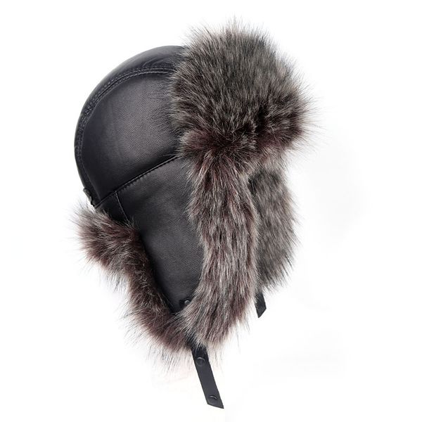 beanie/skull caps pu skin leather men's bomber hats with ear flap russian winter faux fur earmuffs, Blue;gray
beanie/skull caps pu skin leather men's bomber hats with ear flap russian winter faux fur earmuffs, Blue;gray