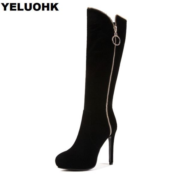 plush size 43 knee high boots women shoes zipper black boots winter shoes for women high heels comfortable platform female
plush size 43 knee high boots women shoes zipper black boots winter shoes for women high heels comfortable platform female