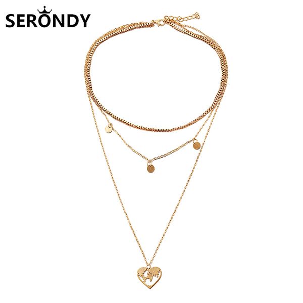 chokers alloy heart map multilayer pendant choker necklace for women chain neck 2021 trend friends gift jewelry aesthetic xl10371, Golden;silver
chokers alloy heart map multilayer pendant choker necklace for women chain neck 2021 trend friends gift jewelry aesthetic xl10371, Golden;silver