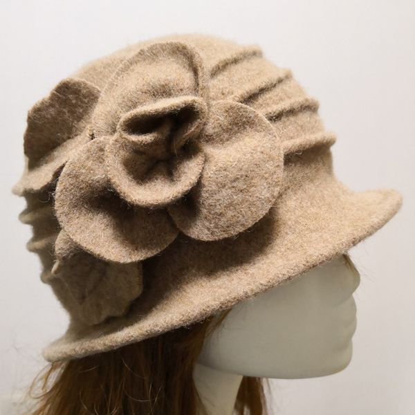 women's fedora hat ladies elegant wool flower hat winter vintage cloche bucket cap woman party headwear chapeau femme, Blue;gray
women's fedora hat ladies elegant wool flower hat winter vintage cloche bucket cap woman party headwear chapeau femme, Blue;gray