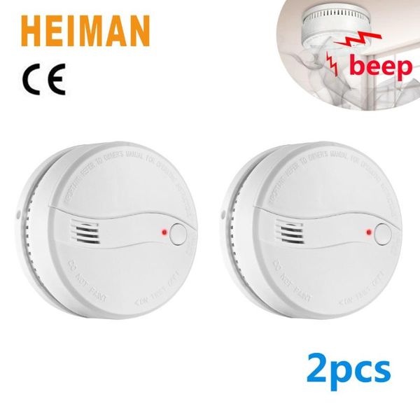 heiman 2 packed smoke alarm detector with 9v powered replaceable battery,fire smoke detector for home office shop-622ps, Black;white
heiman 2 packed smoke alarm detector with 9v powered replaceable battery,fire smoke detector for home office shop-622ps, Black;white