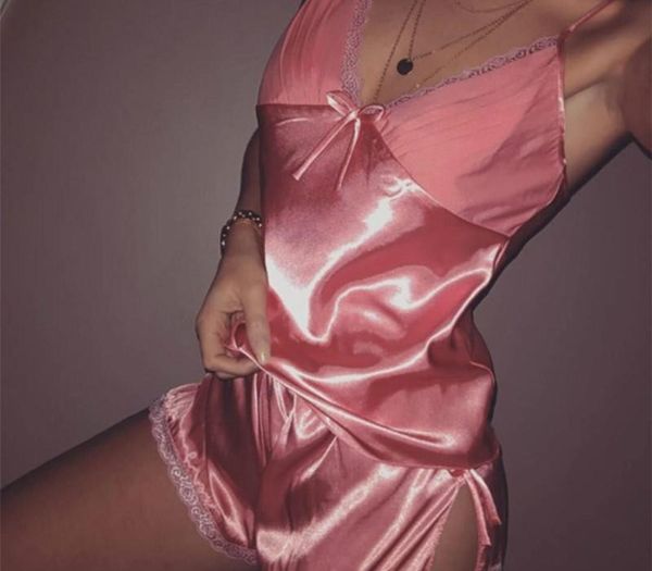 women lingerie set lace crop shorts pajamas set sleepwear satin pijama nightwear pyjama high99, Black;red
women lingerie set lace crop shorts pajamas set sleepwear satin pijama nightwear pyjama high99, Black;red