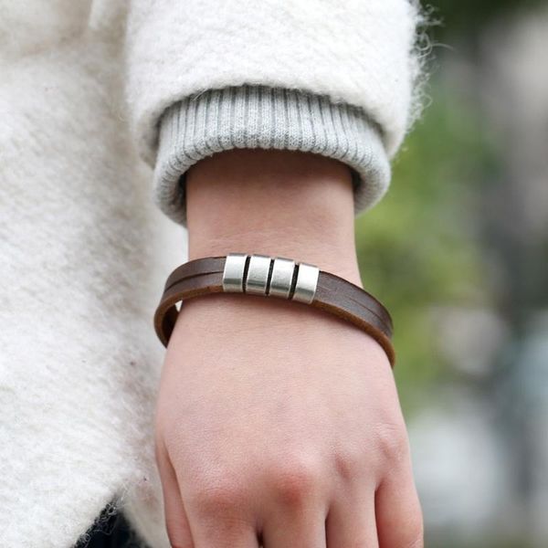 leather bracelets compilation men's jewelry leather woven handmade charm bracelets for women fashion jewelry accessories, Golden;silver
leather bracelets compilation men's jewelry leather woven handmade charm bracelets for women fashion jewelry accessories, Golden;silver