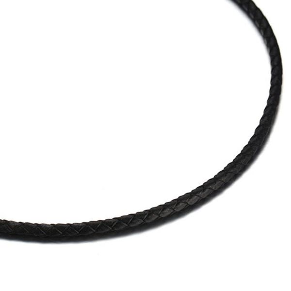 chains 3mm 17.5/ 19.5/21.5" quality black magnetic buckle leather chain stainless steel mens womens necklace jewelry friend gift, Silver
chains 3mm 17.5/ 19.5/21.5" quality black magnetic buckle leather chain stainless steel mens womens necklace jewelry friend gift, Silver