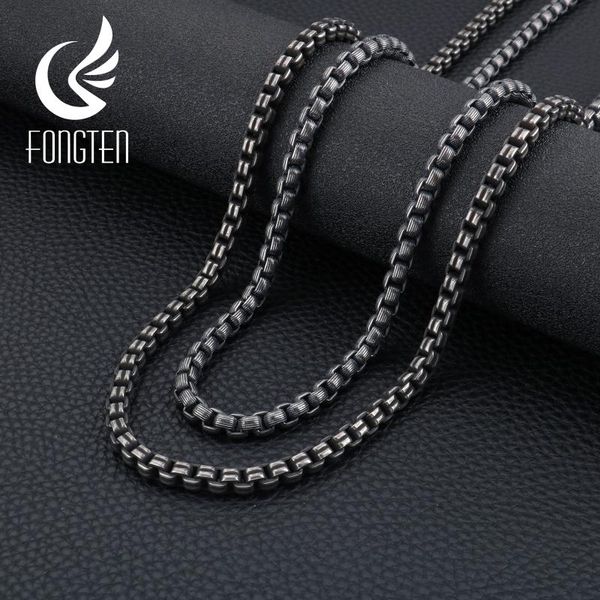 chains fongten retro gothic link chain necklace men stainless steel black long necklaces vintage hip hop bff custom jewelry, Silver
chains fongten retro gothic link chain necklace men stainless steel black long necklaces vintage hip hop bff custom jewelry, Silver