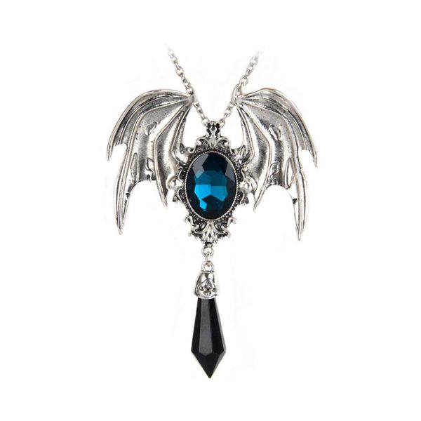new halloween classic necklace women crystal rhinestone alloy necklaces bat pendants necklaces jewellry, Silver
new halloween classic necklace women crystal rhinestone alloy necklaces bat pendants necklaces jewellry, Silver