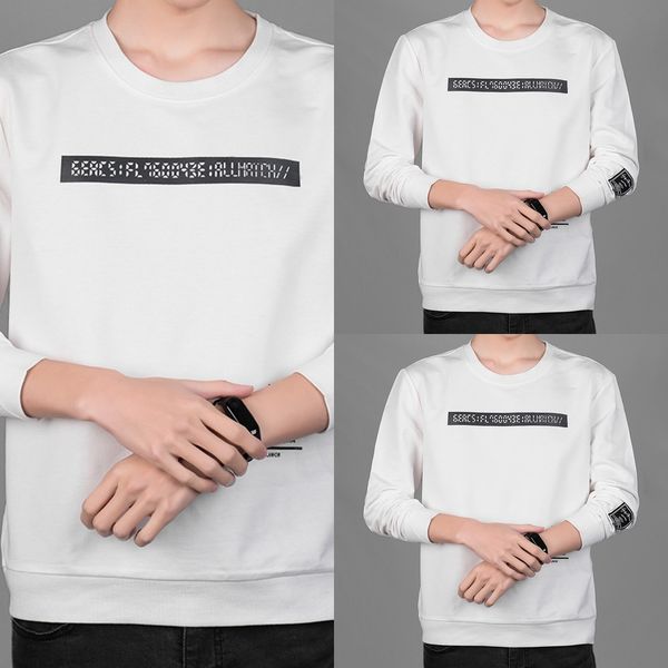 men's 2020 new spring round neck sweater korean fashion casual spring and autumn clothes pullover pullover pulloverjacket pulloversport, Black
men's 2020 new spring round neck sweater korean fashion casual spring and autumn clothes pullover pullover pulloverjacket pulloversport, Black