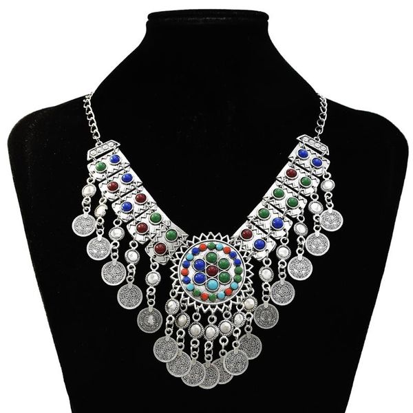 pendant necklaces gypsy color coin colorful bead tassel choker statement necklace women tribal india bohemian belly dance ethnic turkish jew, Silver
pendant necklaces gypsy color coin colorful bead tassel choker statement necklace women tribal india bohemian belly dance ethnic turkish jew, Silver