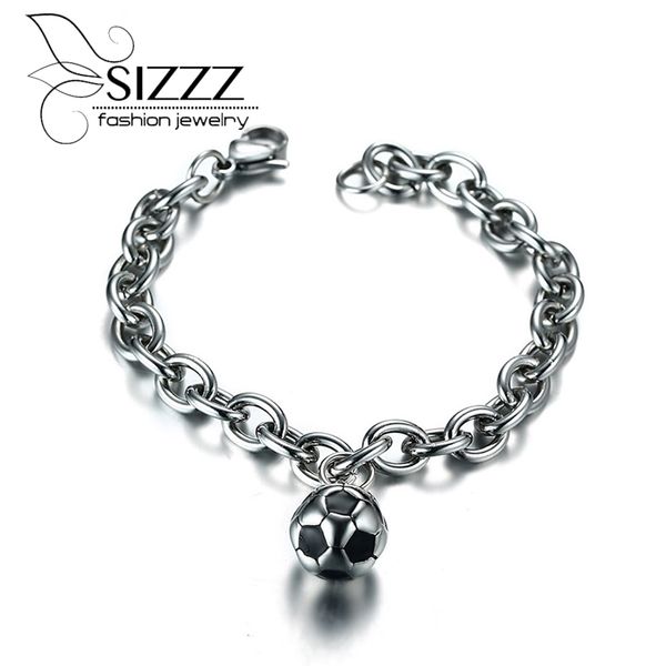 link, chain sizzz 8mm wide snake stainless steel bracelets with 13mm diameter football for men, Black
link, chain sizzz 8mm wide snake stainless steel bracelets with 13mm diameter football for men, Black